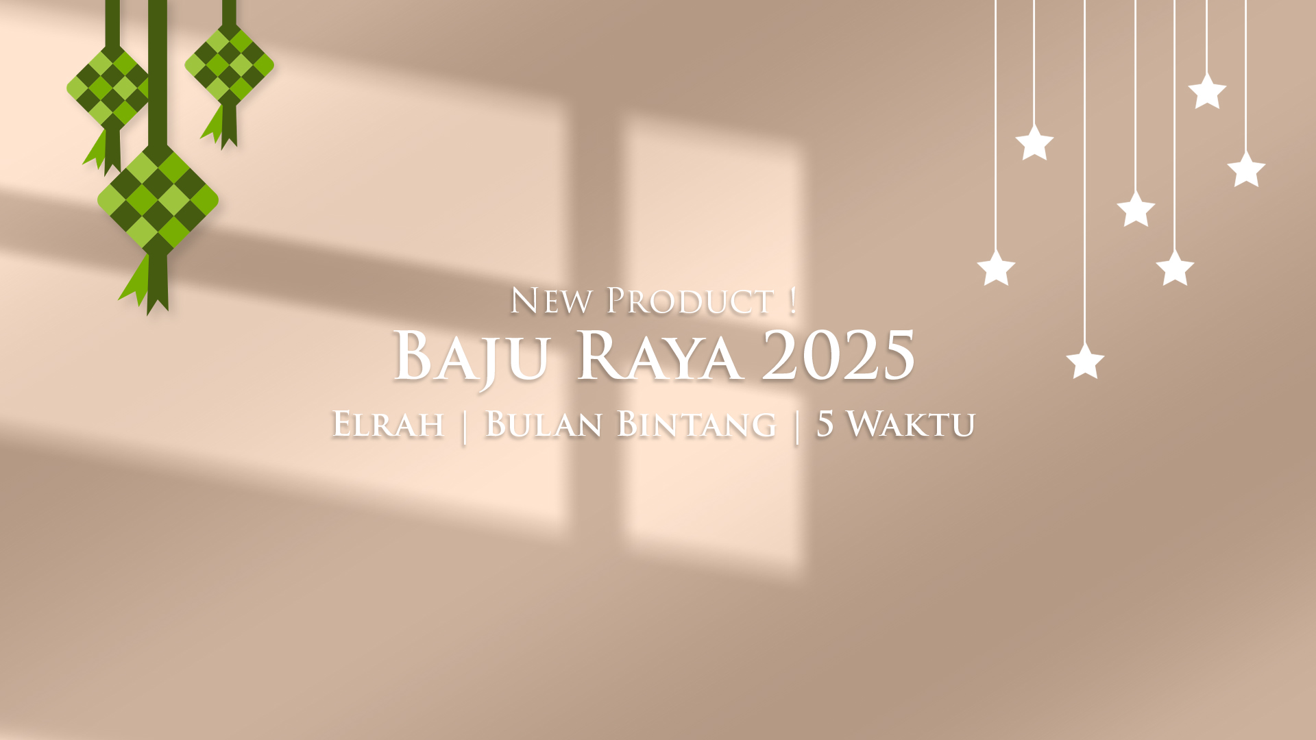 Baju raya banner